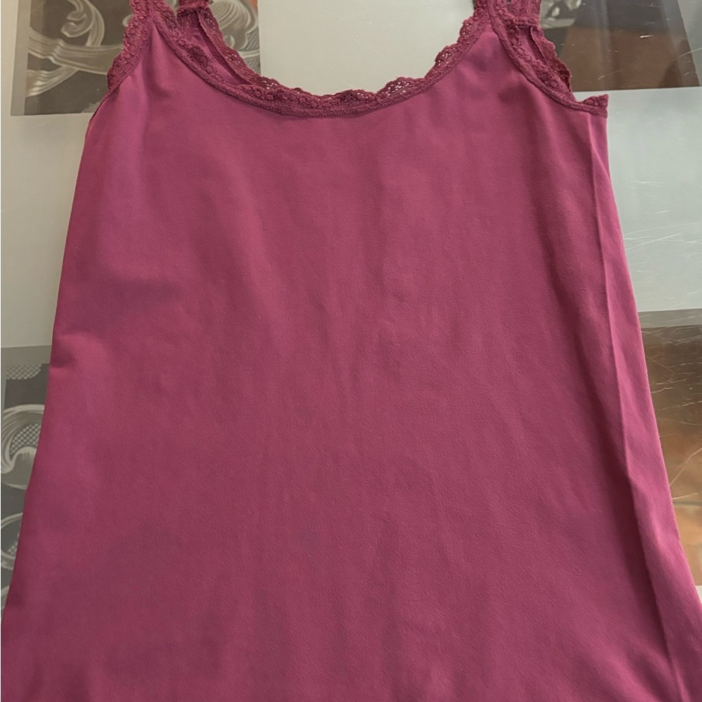 The Limited Purple Lace Trim Tank Top. Never worn!